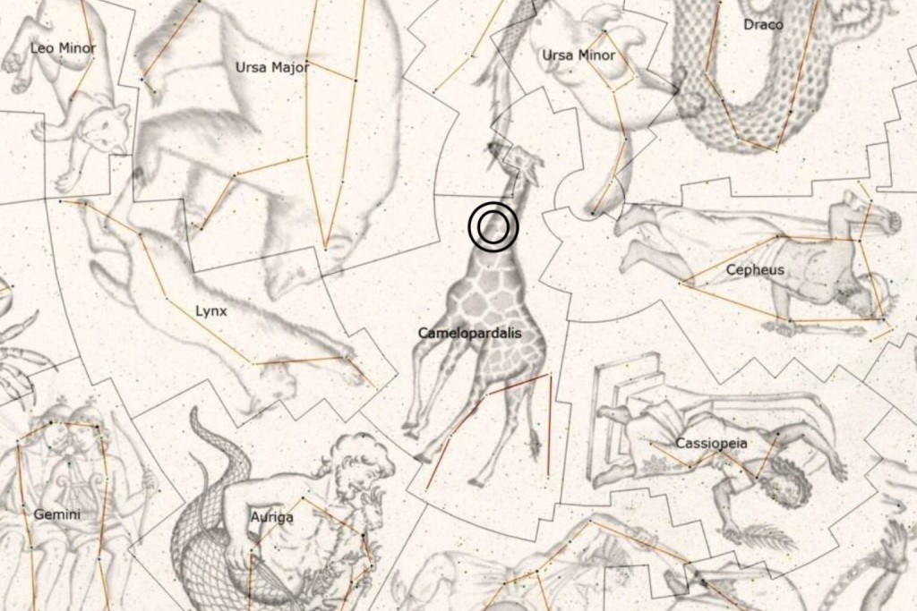Camelopardalis constellation