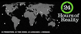 Good news for climate watchers: 24 Hours of Reality (CRP)