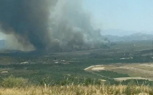 air strip and smoke
