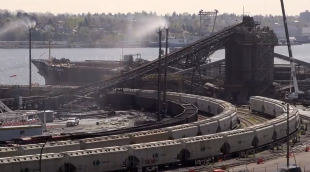 Another view of Neptune Terminals - Courtesy Save the Salish Sea 