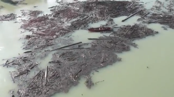Video of Mount Polley Mine Trailings Pond Breach - Courtesy Cariboo Regional District